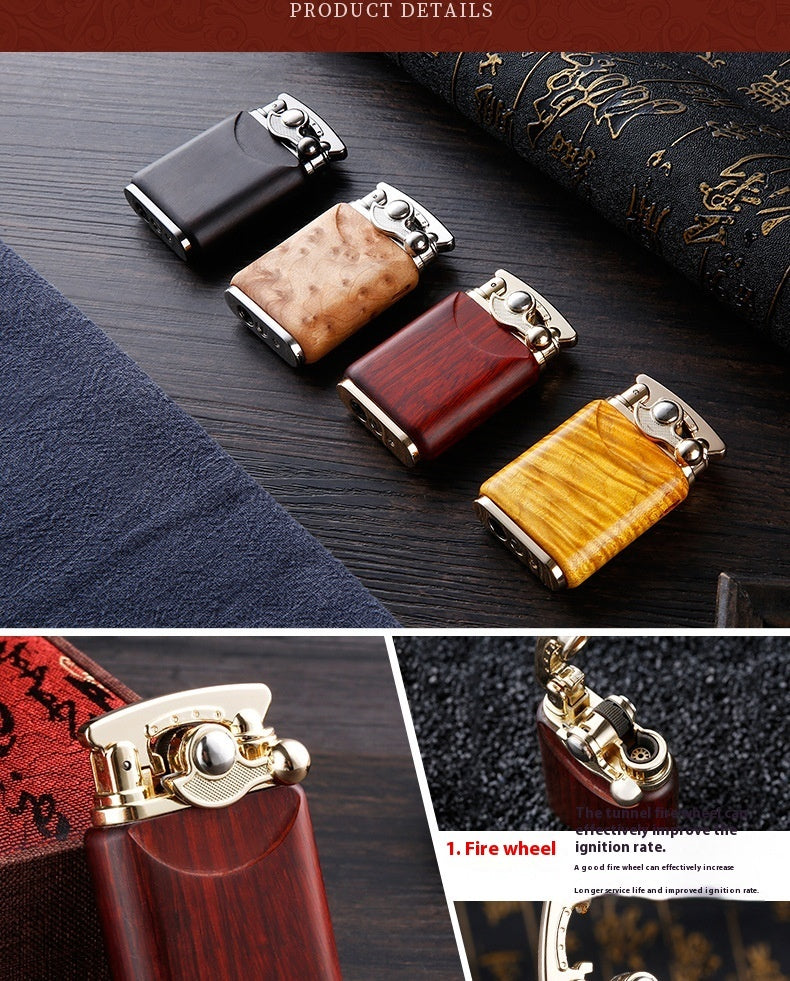 Zhongbang Ebony Gas Lighters Windproof